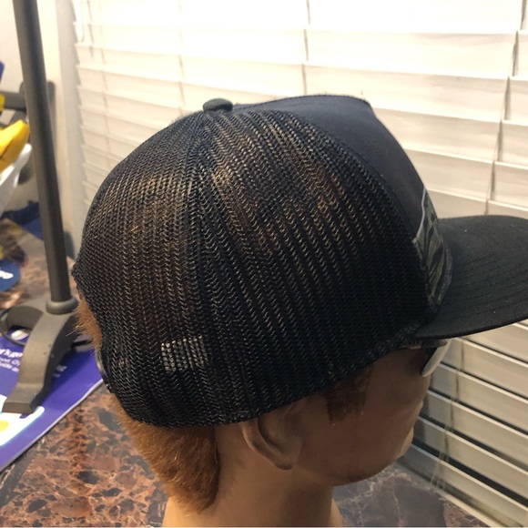 Oneill Men’s Black Green Baseball Snap Back Hats Size One - Picture 12 of 13